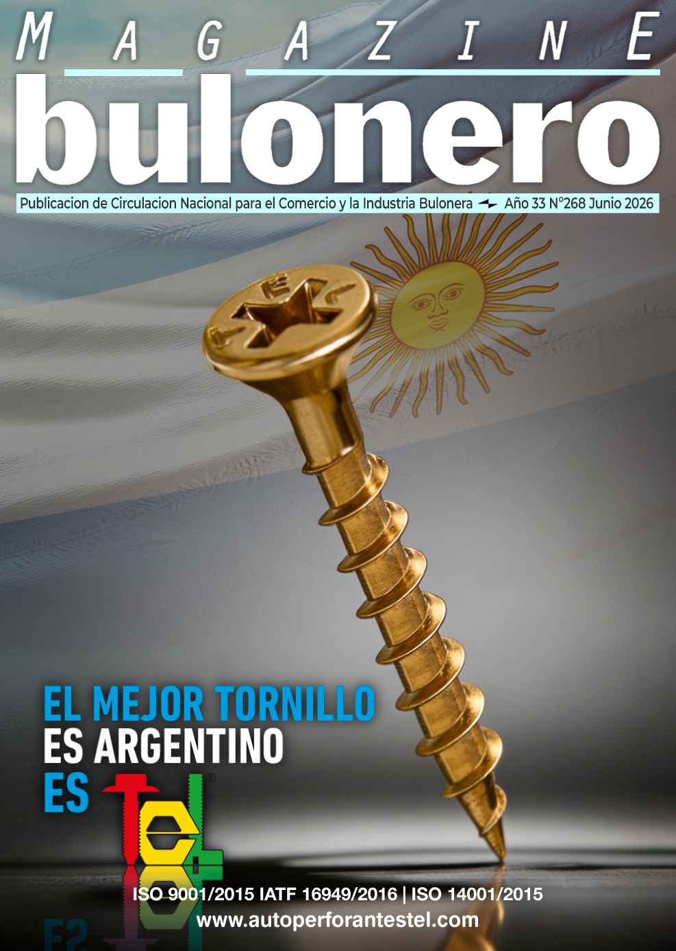 Autoperforantes TEL Tapa Junio Magazine Bulonero